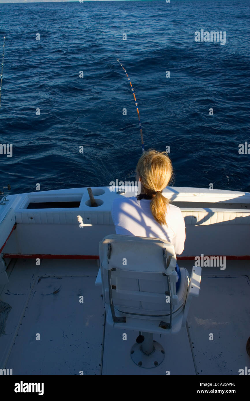 Sport fishing Baja Mexico Stock Photo