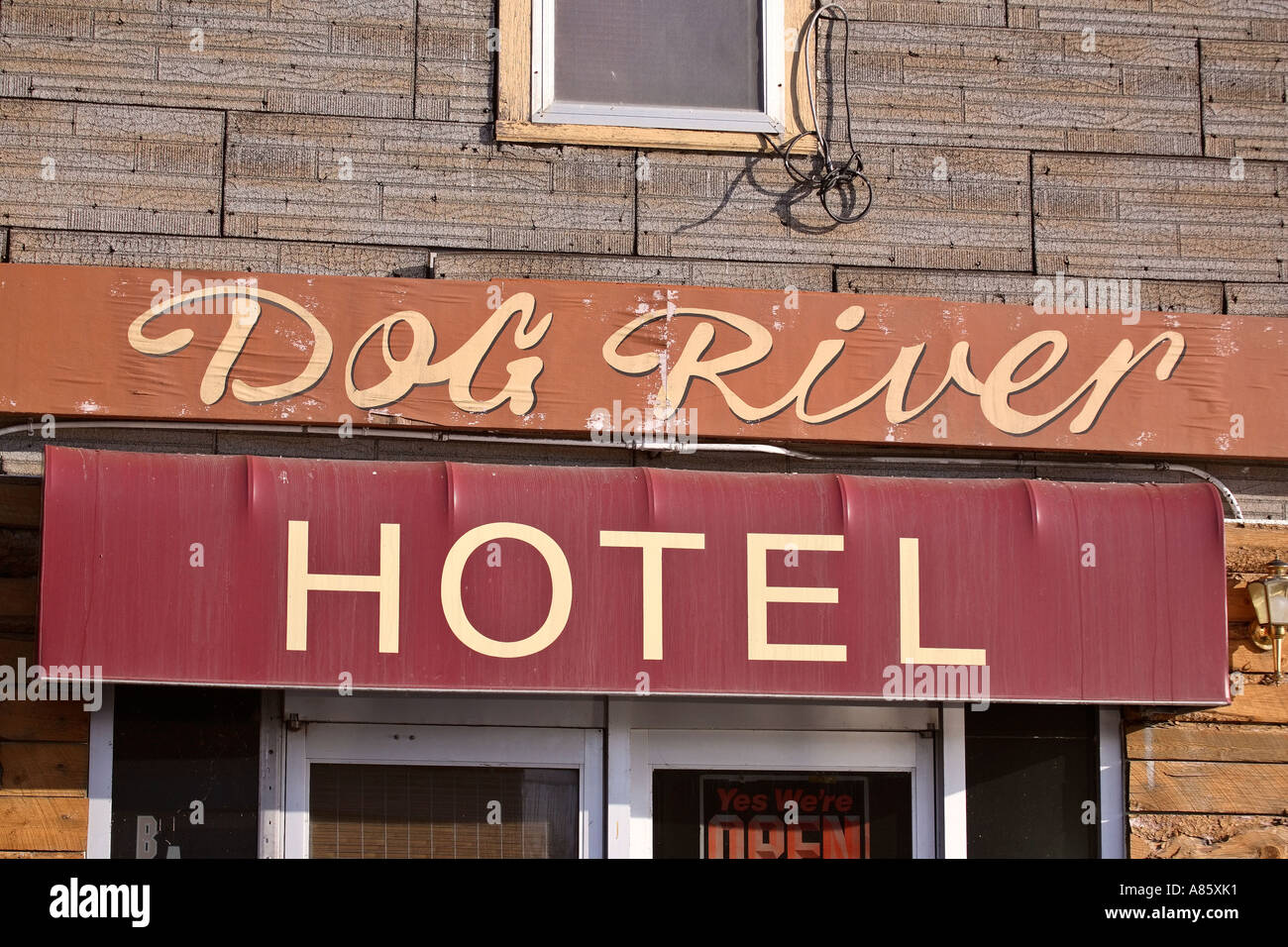 Hotel in Rouleau in scenic Saskatchewan Canada Stock Photo Alamy