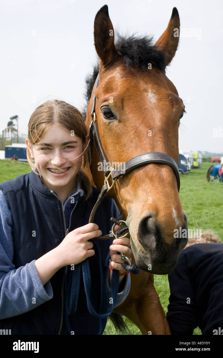 Rider preparing horse show hi-res stock photography and images - Alamy