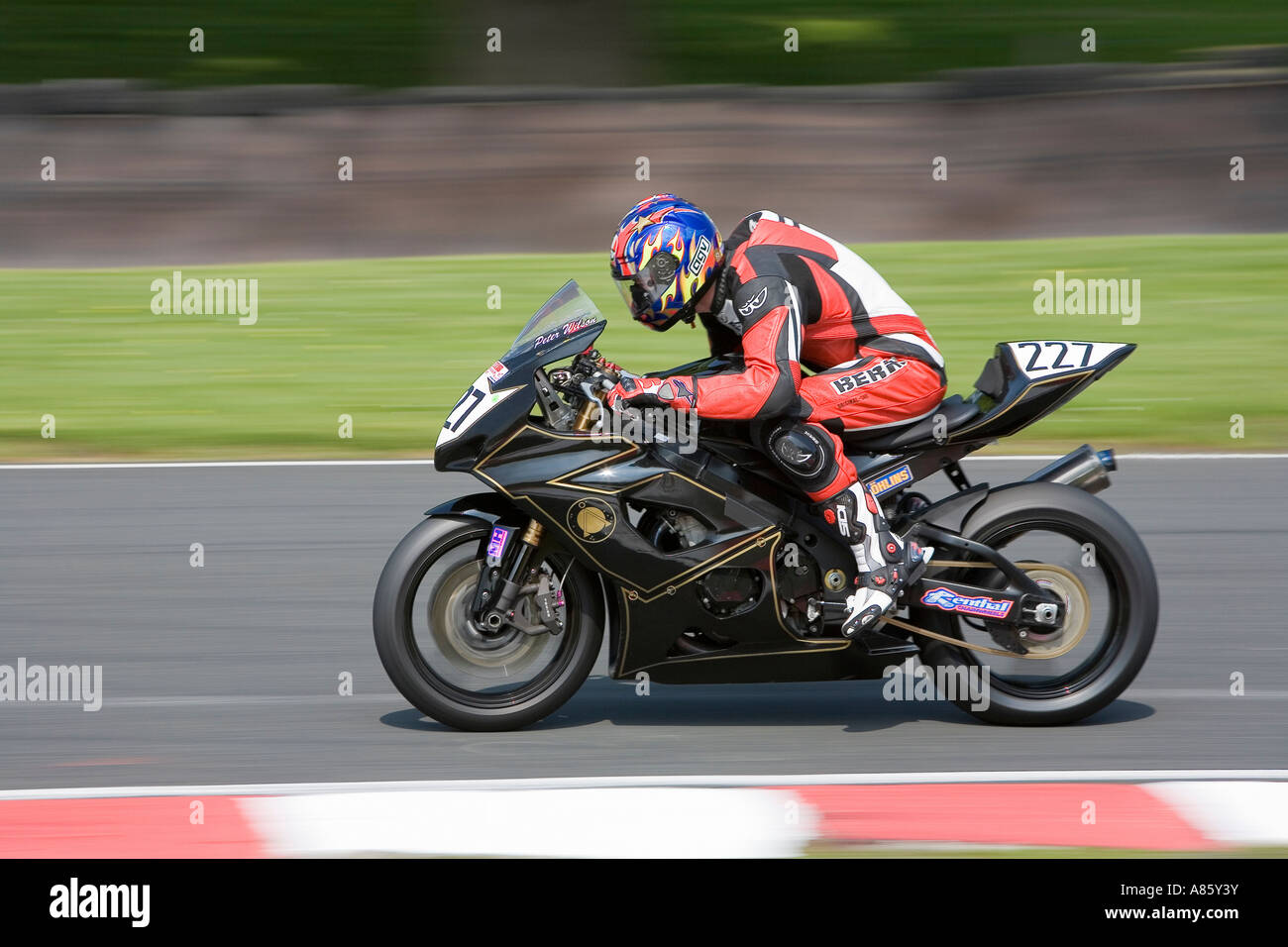 Oulton Park Honda Superclub Championship Motorbike racing Stock Photo ...