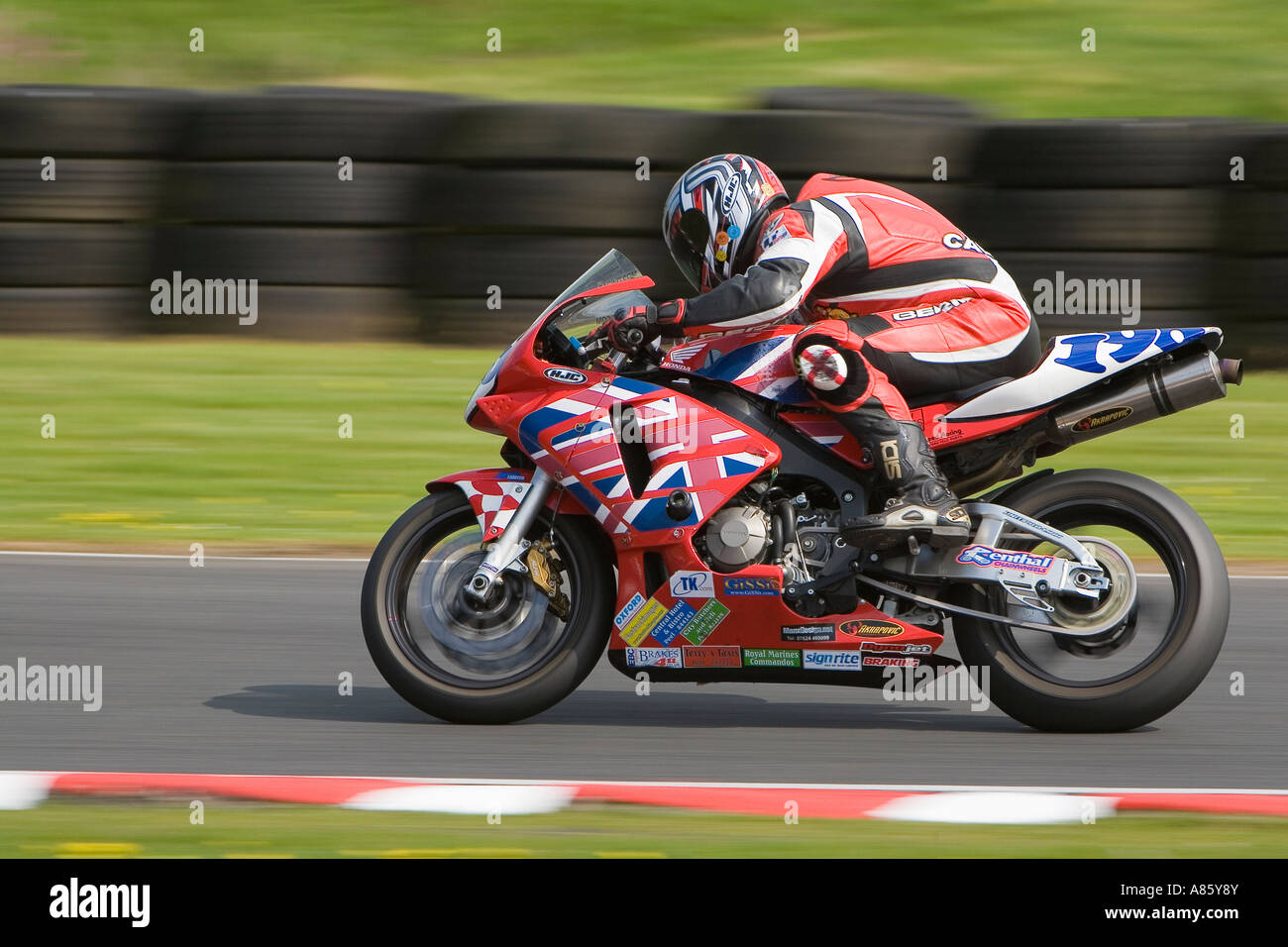 Oulton Park Honda Superclub Championship Motorbike racing Stock Photo ...