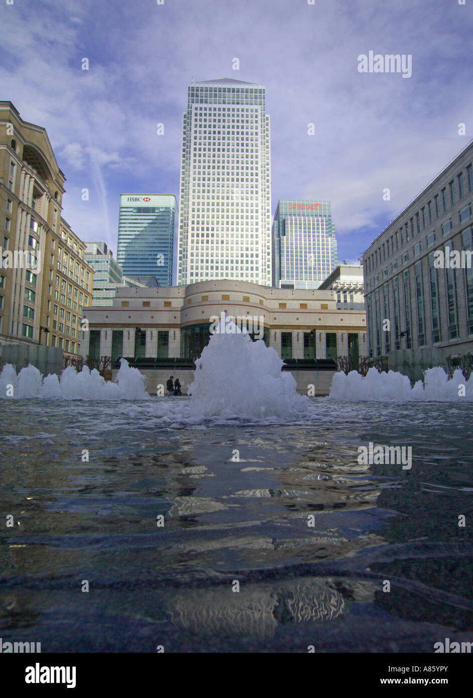 Canary Wharf in Docklands Stock Photo - Alamy