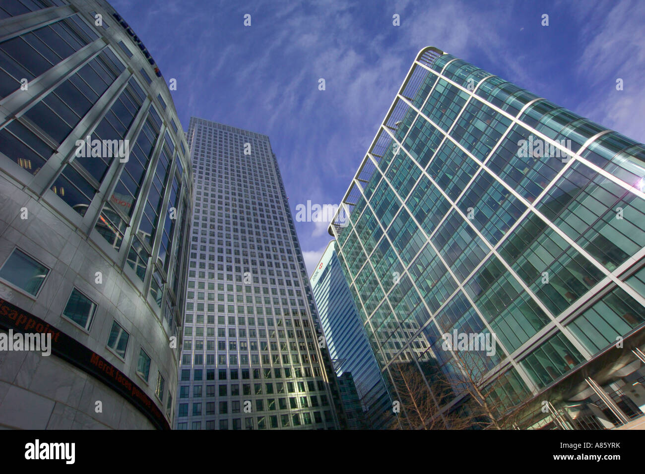 Canary Wharf buildings in Docklands Stock Photo - Alamy
