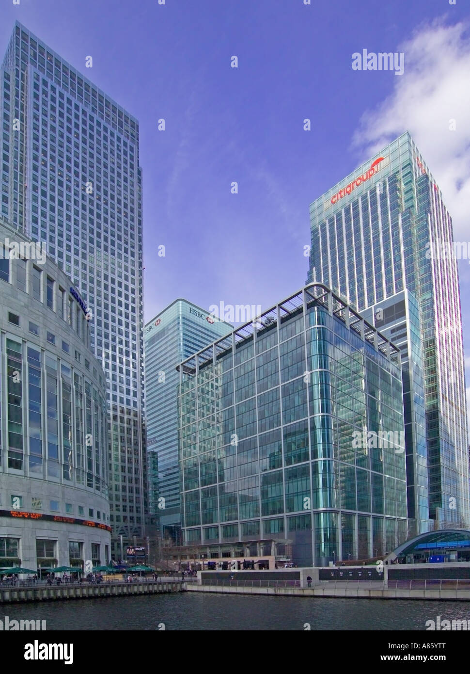 Canary Wharf buildings in Docklands Stock Photo - Alamy