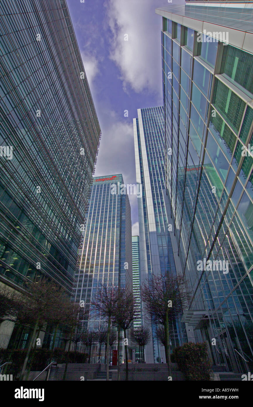 Canary Wharf buildings in Docklands Stock Photo - Alamy