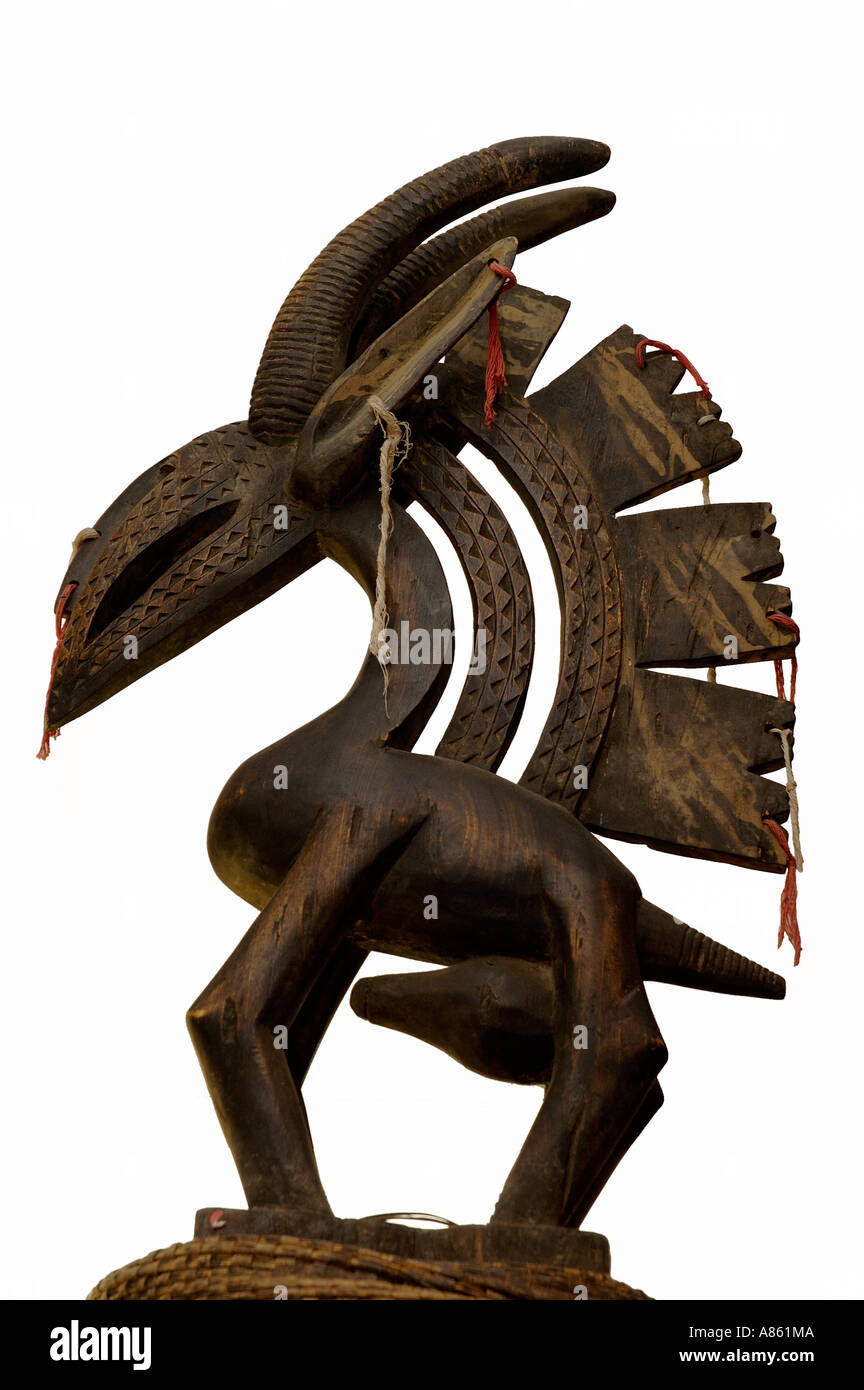 Wooden carving african animal hi-res stock photography and images - Alamy