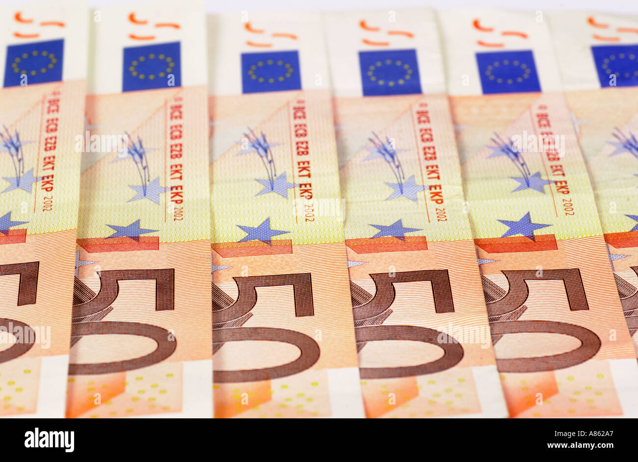 Bundle of 50 euro notes hi-res stock photography and images - Alamy