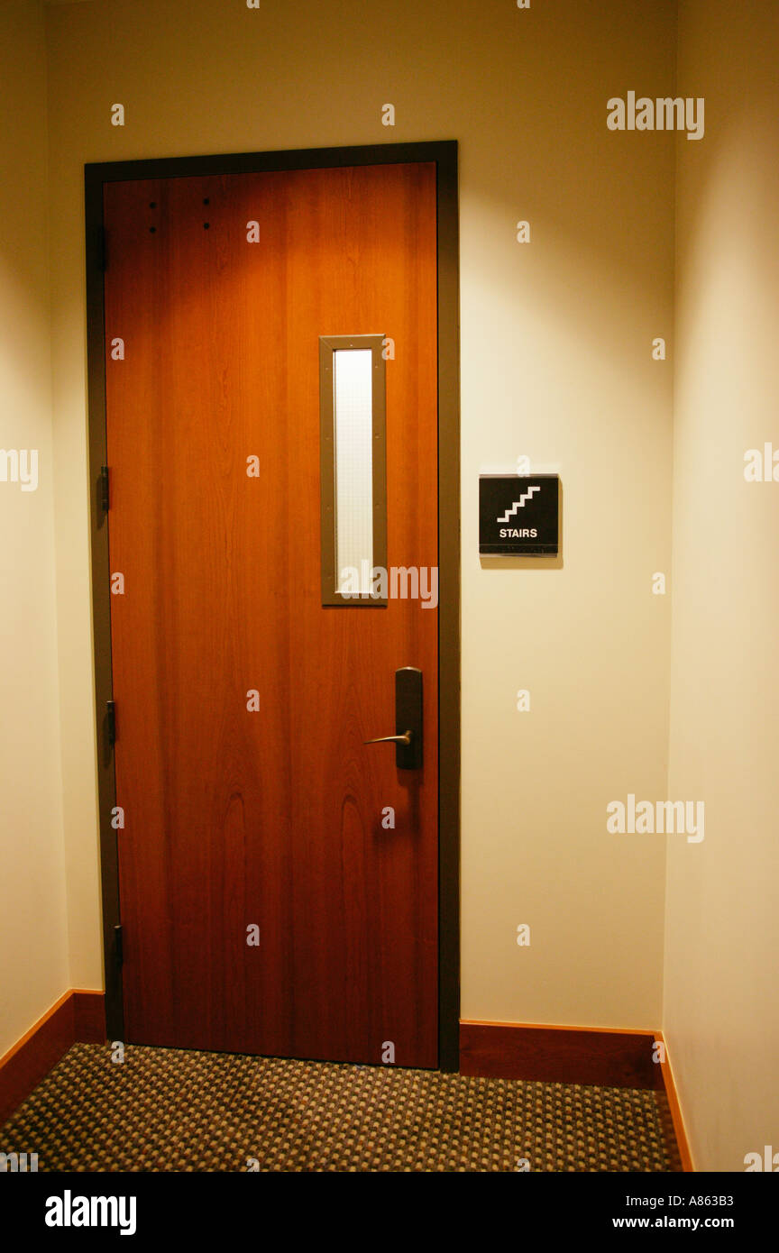 Office door in hallway Stock Photo Alamy
