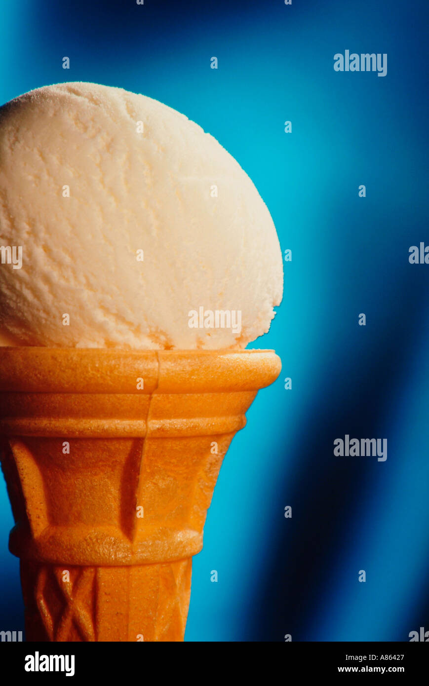 vanilla ice cream Stock Photo Alamy