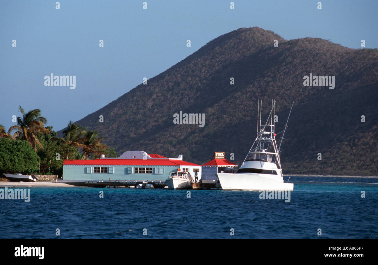 Pussers Key Tortola BVI Stock Photo - Alamy