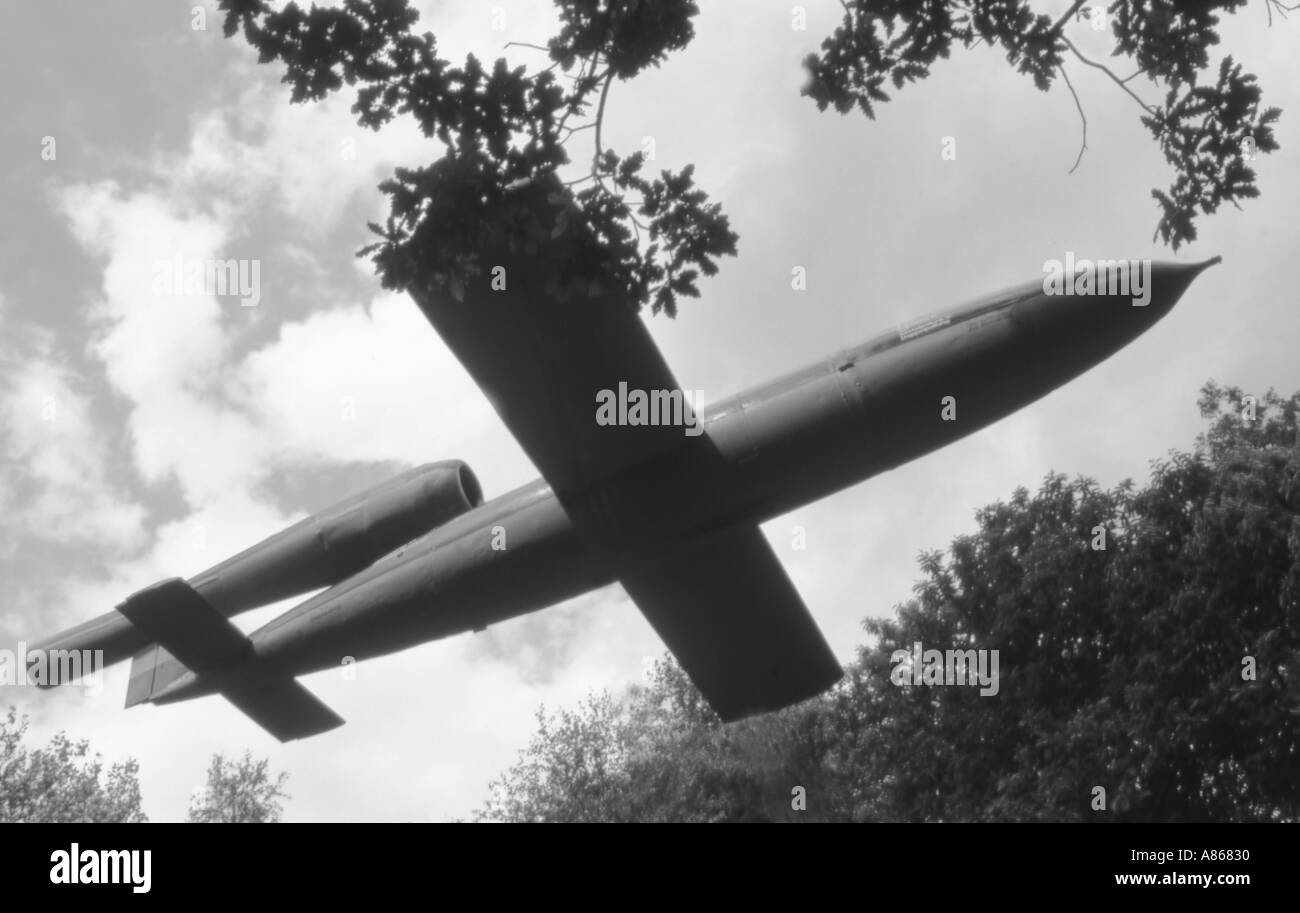 world war 2 V1 flying bomb Stock Photo