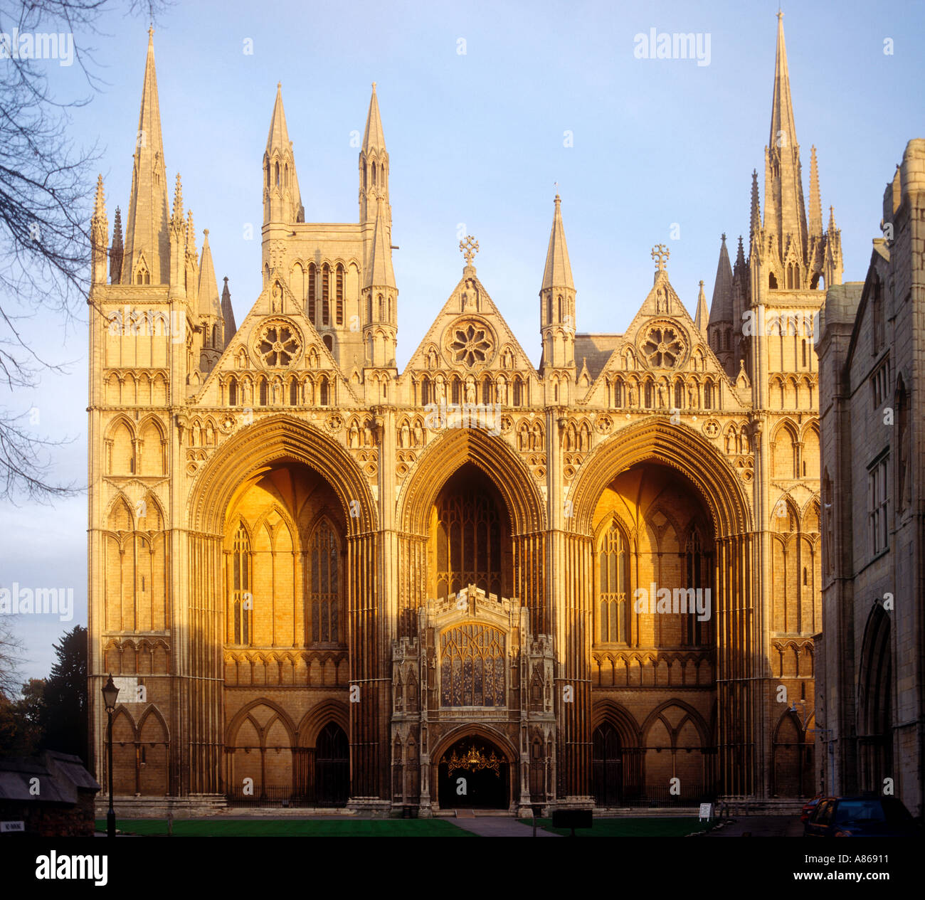 Peterborough Cathedral Cambridgeshire England UK Stock Photo - Alamy