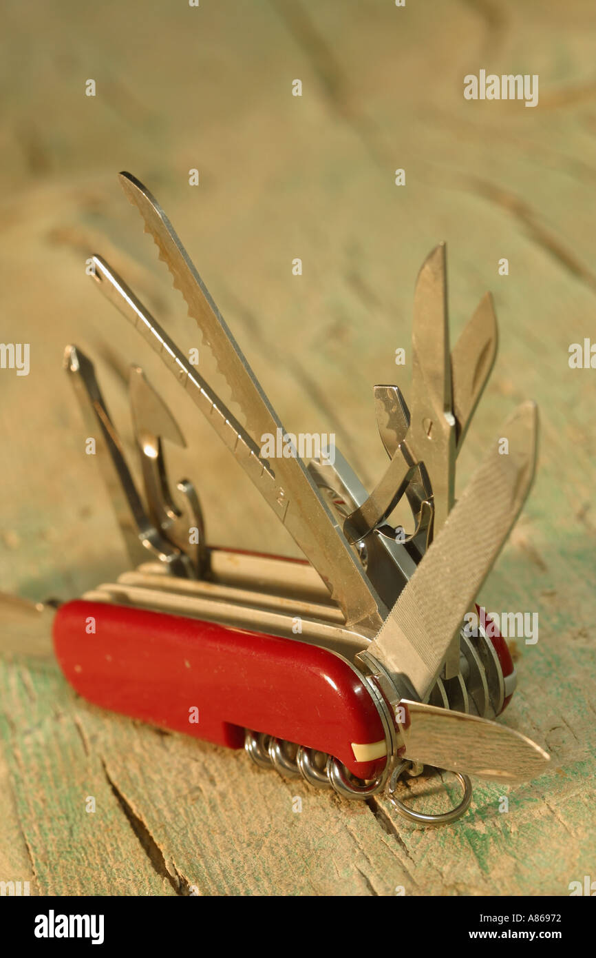 Swiss army knife Stock Photo Alamy
