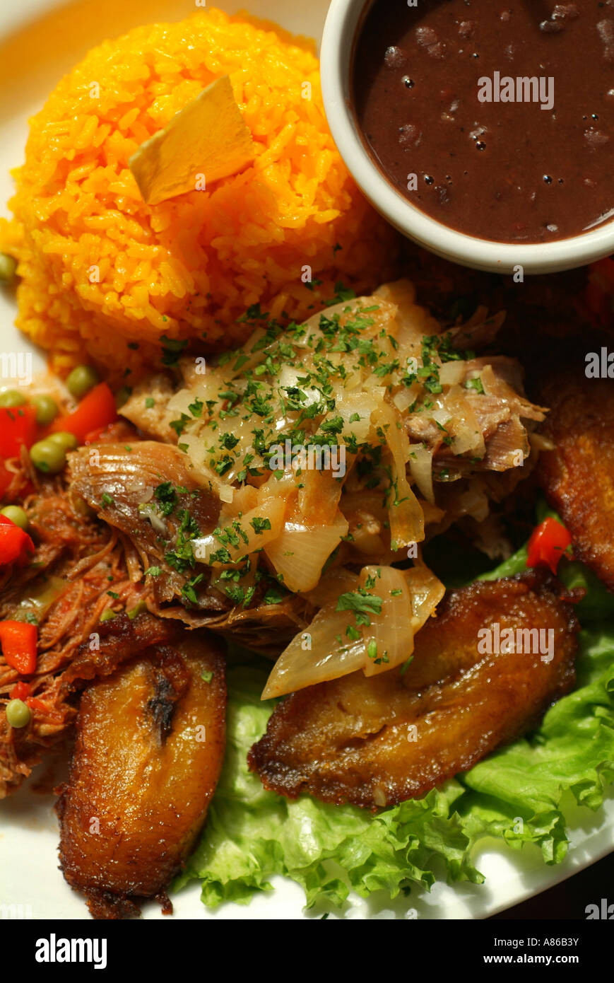 Restaurant El Mieson de Pepe in Key West Cuban meal Stock Photo