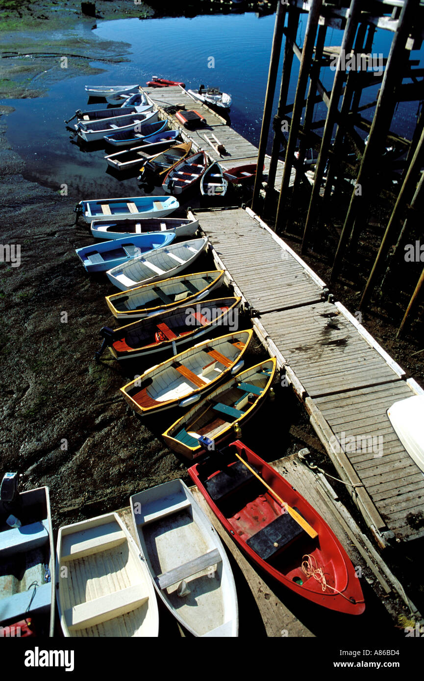 low tide St Andrews New Brunswick Bay of Fundy Stock Photo