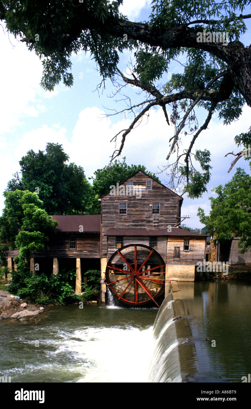 Tennessee Watermill American United States of America Stock Photo