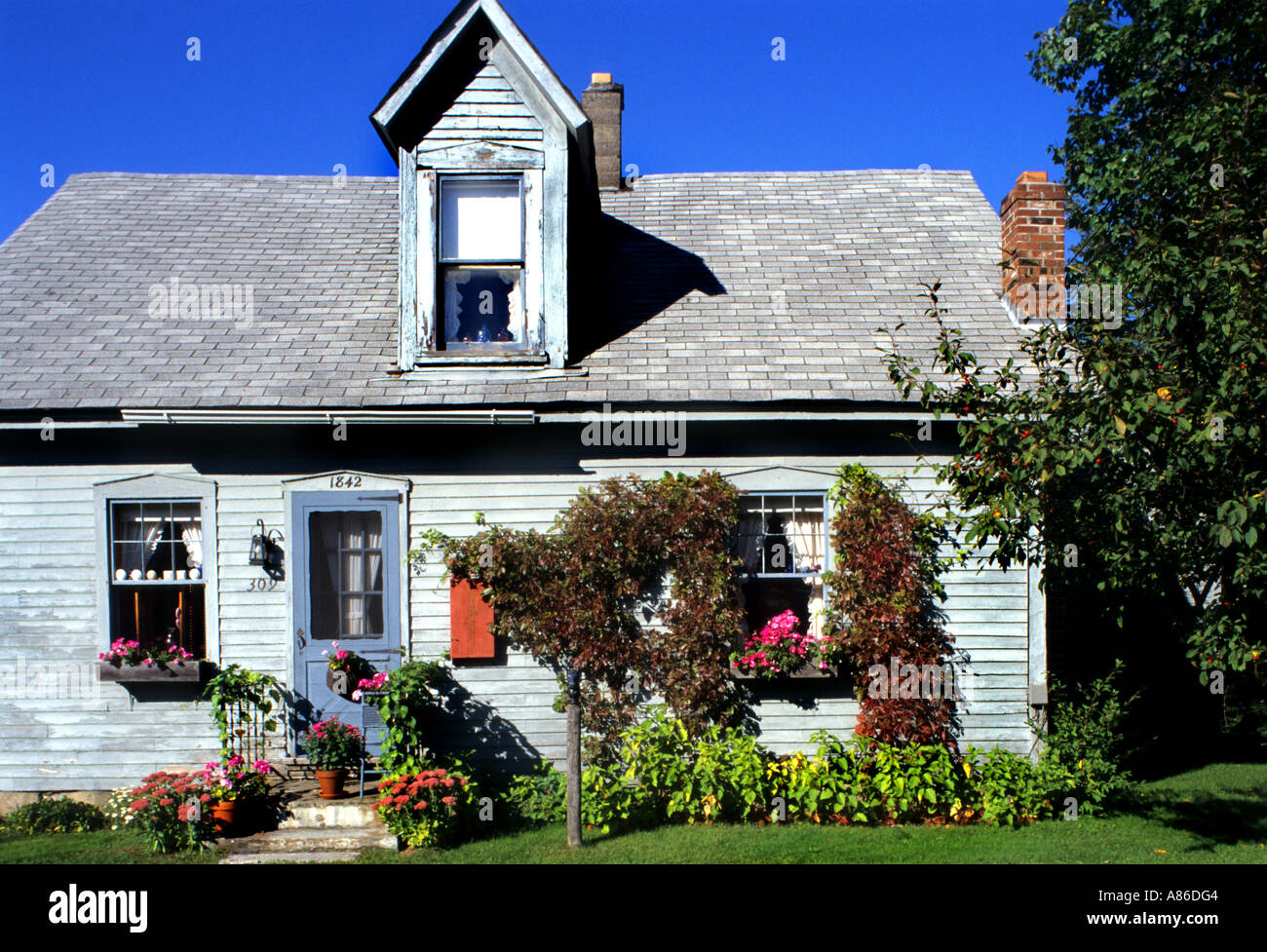 Vermont Shelburne house United States of America Stock Photo Alamy