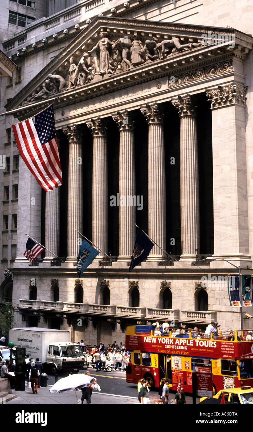 The New York Stock Exchange Manhattan Wall Street Stock Photo