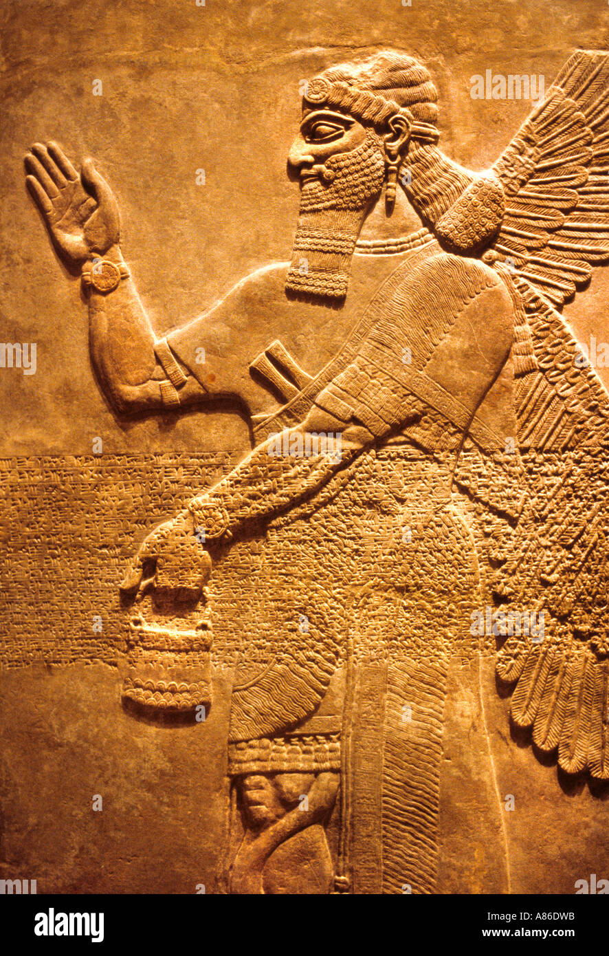 Nimrud 9th 7th  BC Assyrian Iraq Iran Syria Turkey Stock Photo