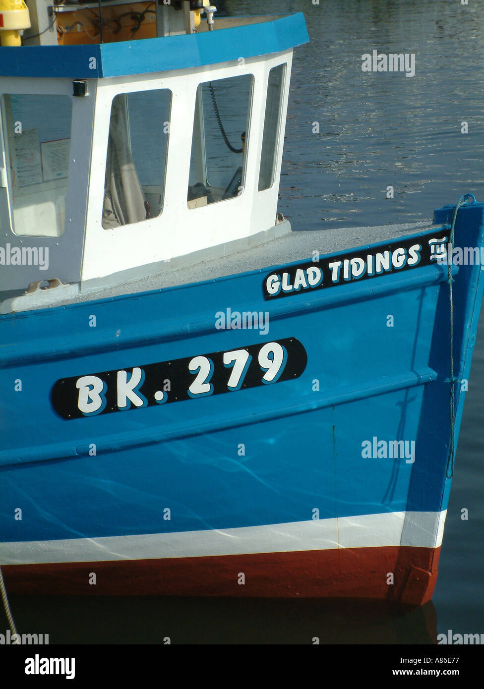 Seahouses Harbour Fishing Boat Stock Photo - Alamy