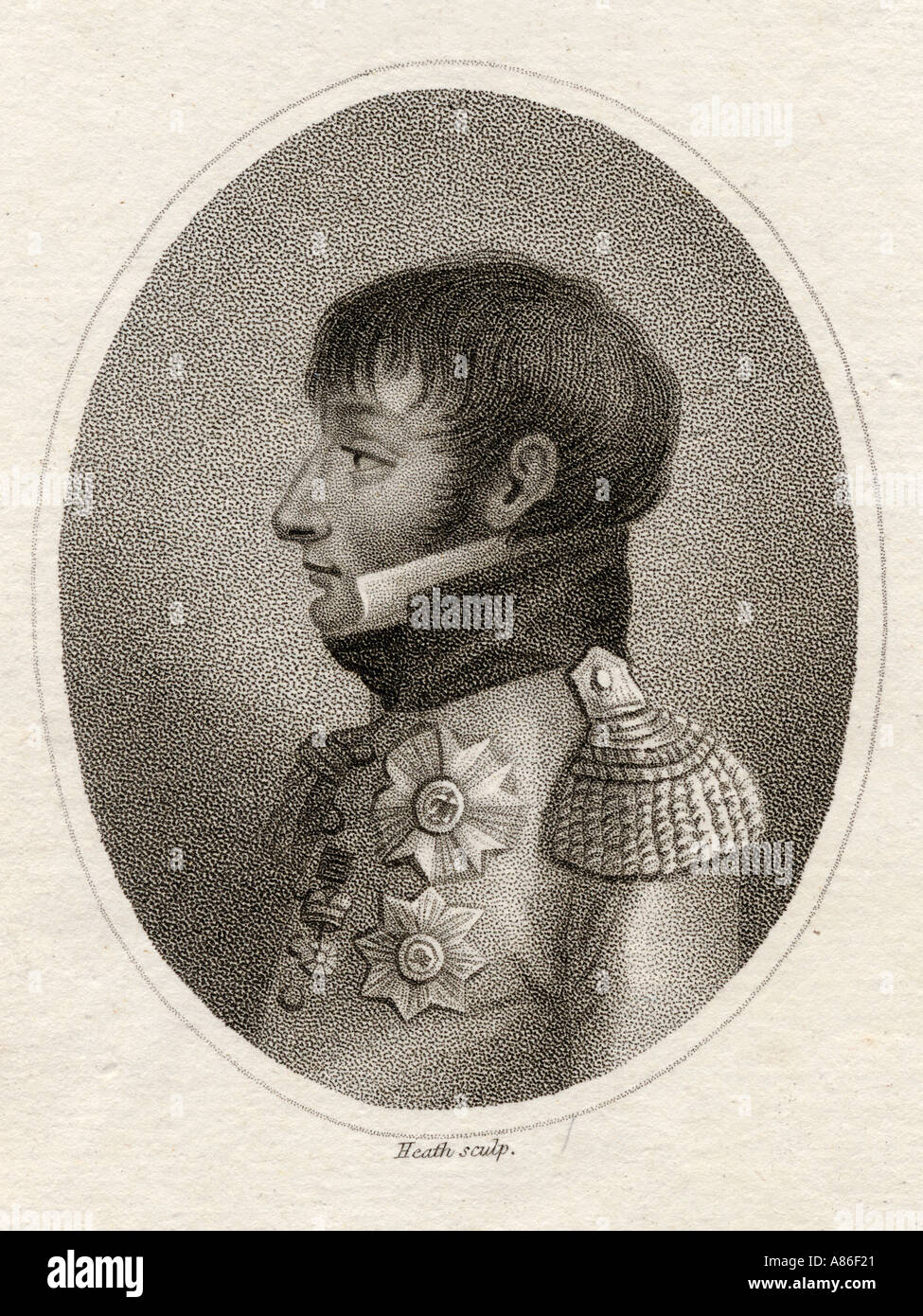 Louis Bonaparte. King of Holland, 1778-1846.  Younger brother of Napoleón. Stock Photo