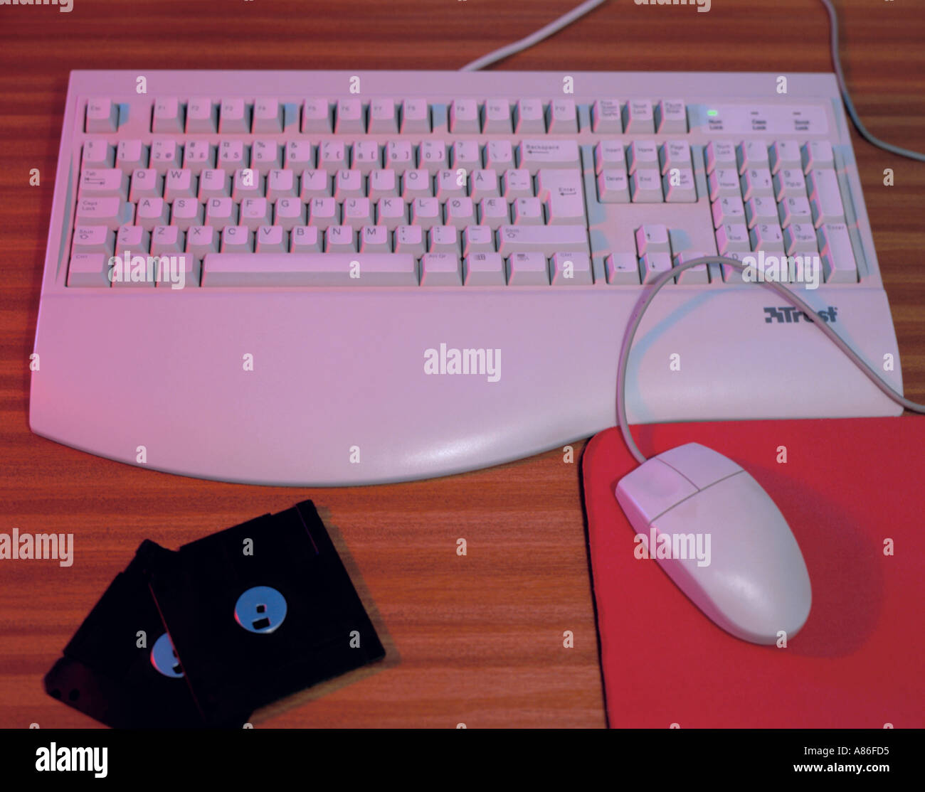 Computer keyboard and mouse Stock Photo Alamy