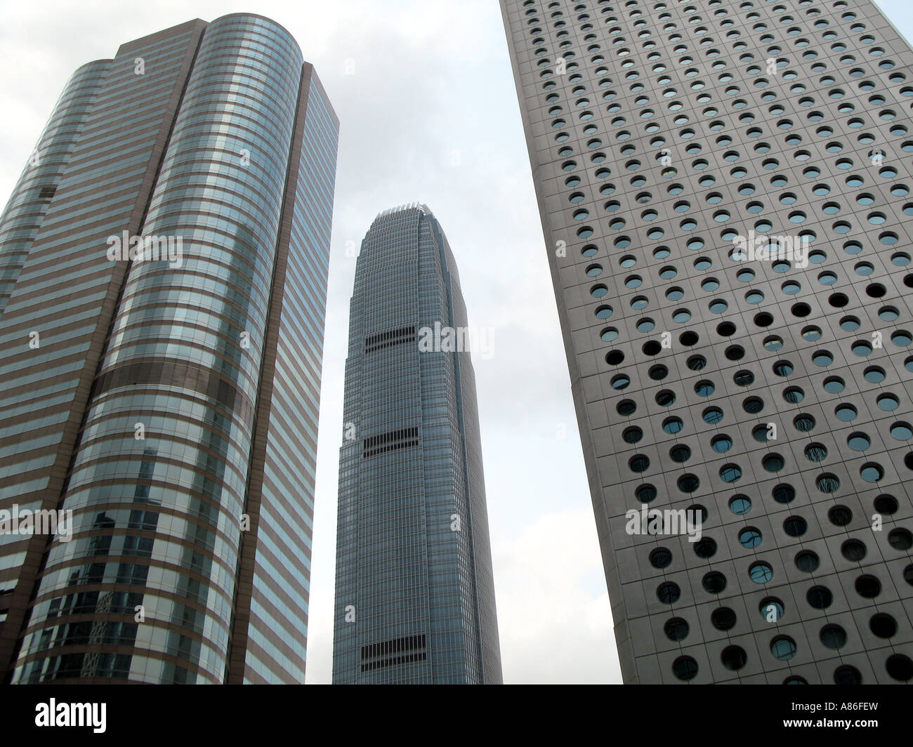 Commercial buildings in Central, Hong Kong Stock Photo - Alamy