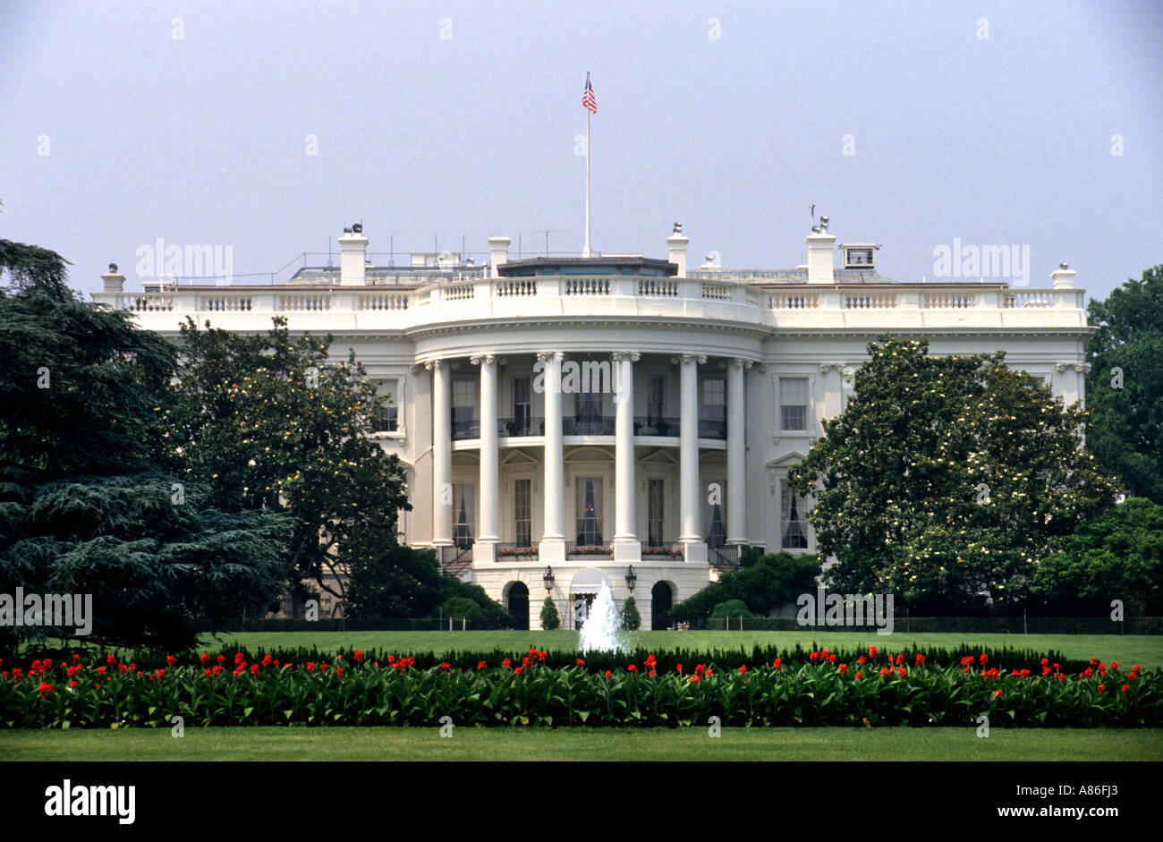 United States Washington DC White House President Stock Photo