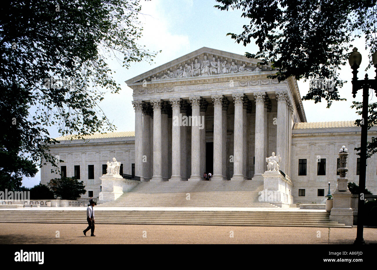 United States USA Washington DC Supreme Court D C Stock Photo