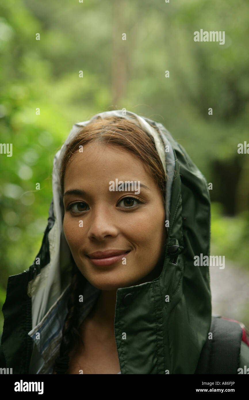 Woman raincoat hi-res stock photography and images - Alamy