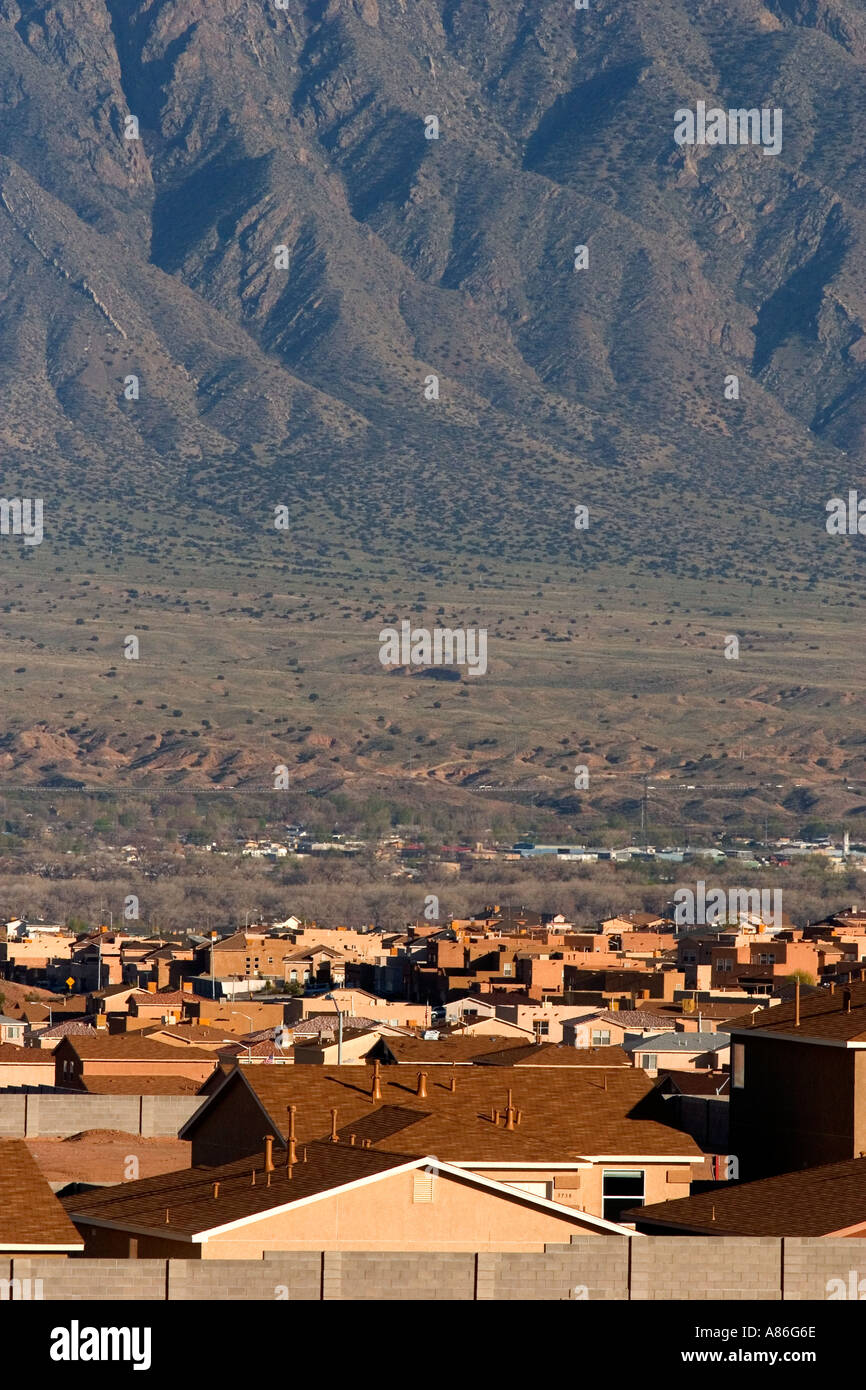 Housing development at Bernalillo New Mexico in the area of Albuquerque