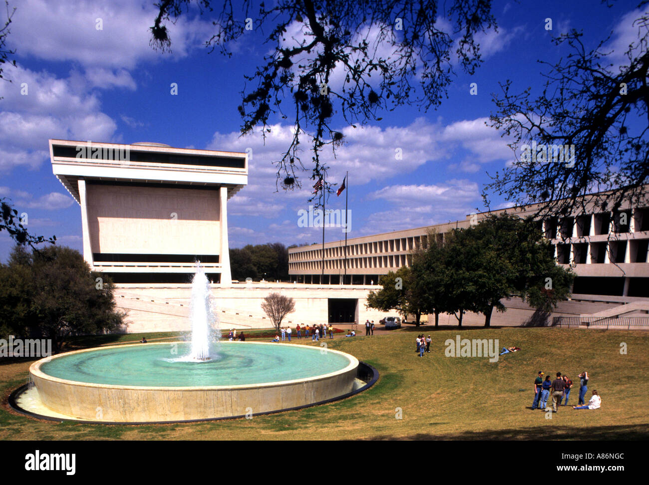 United States Texas USA The Lyndon Baines B Johnson Library and Museum Austin Stock Photo