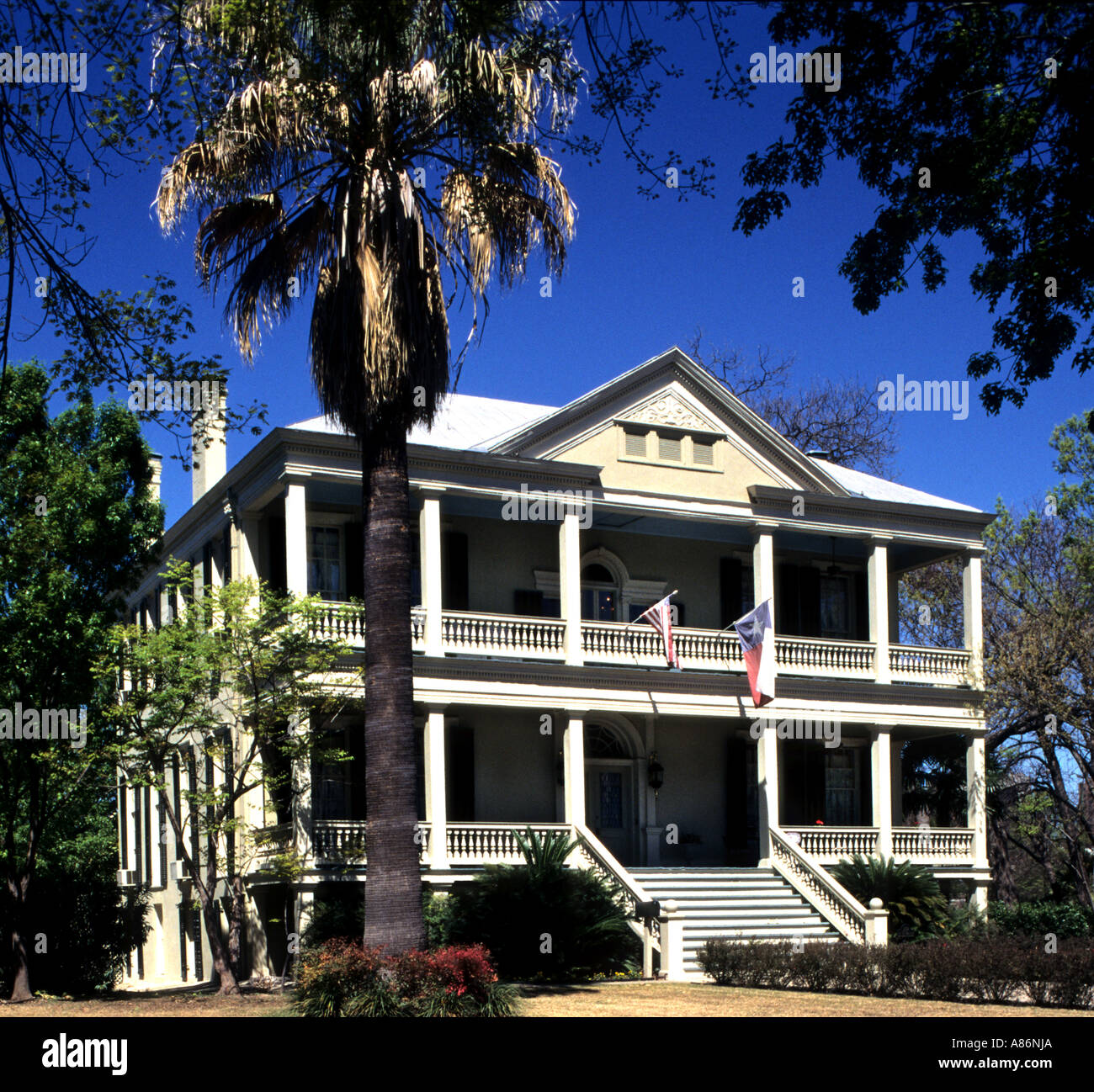 Texas San Antonio King William Historic District Stock Photo Alamy