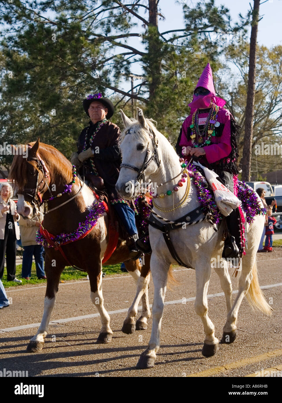 mardi gras horse riders