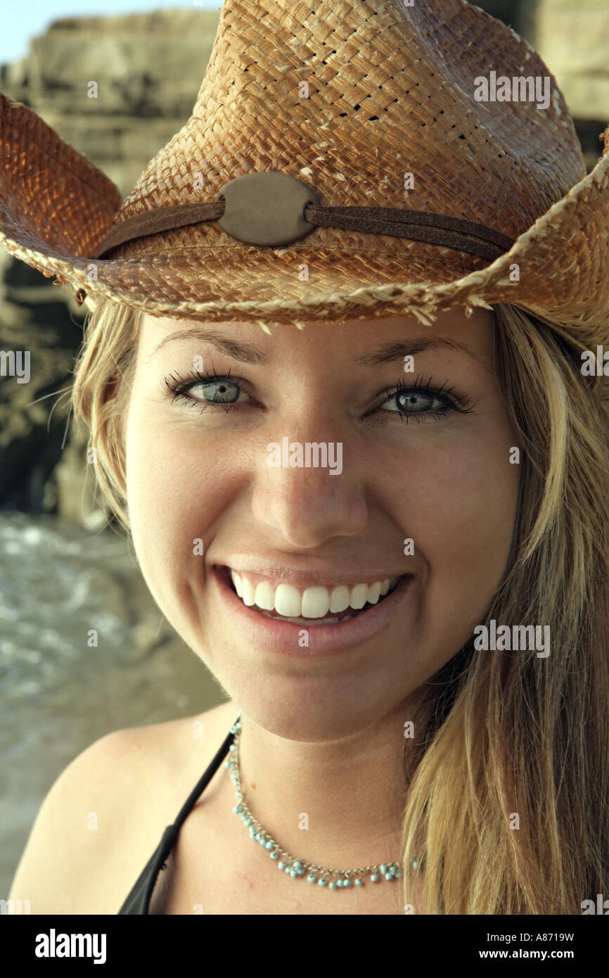 Portrait of a young woman. Stock Photo
