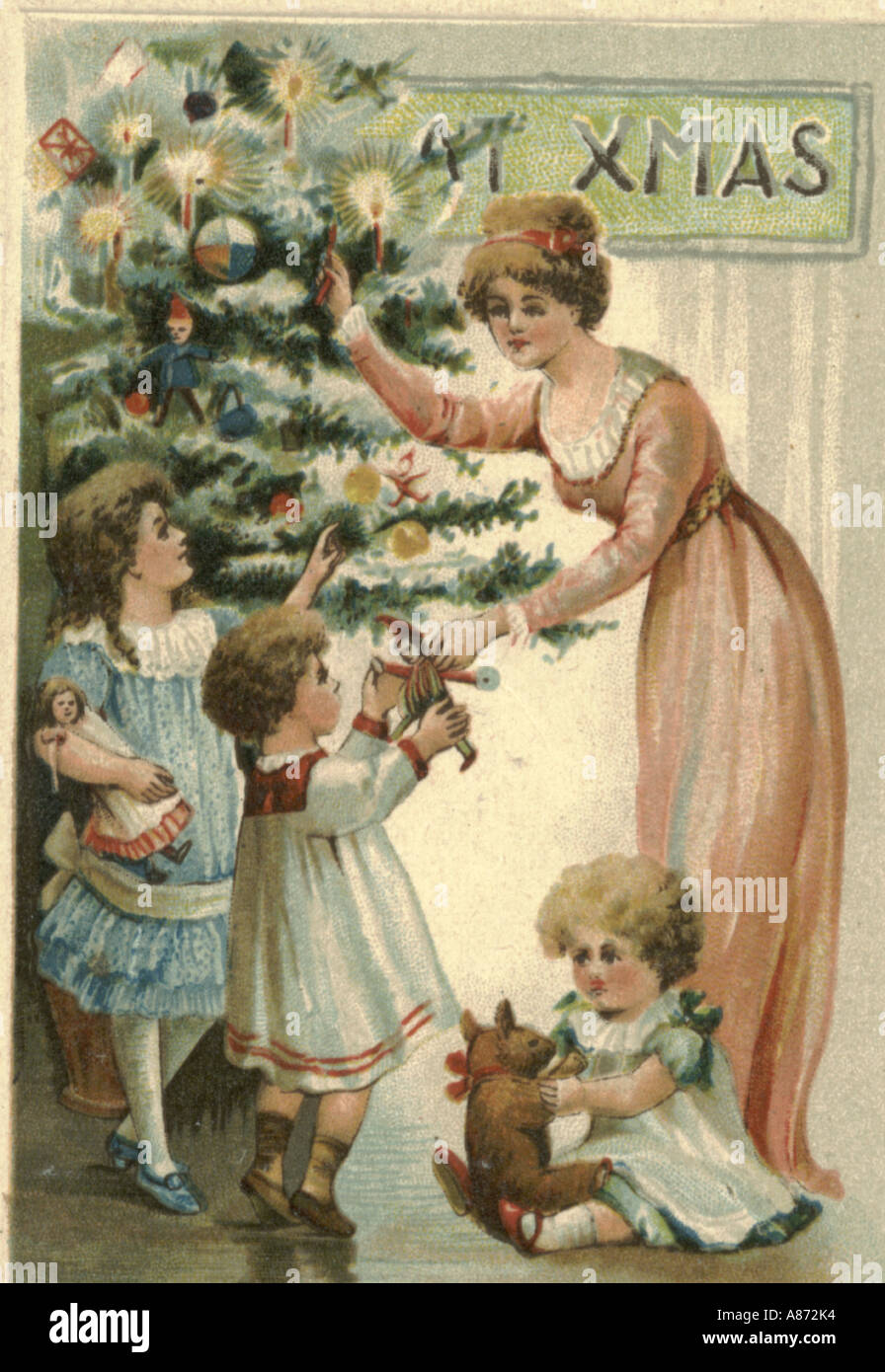 Victorian christmas tree hires stock photography and images Alamy