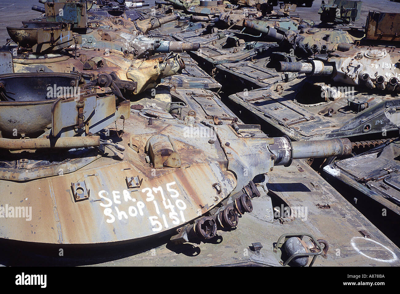 Tanks for artificial reefs Stock Photo Alamy