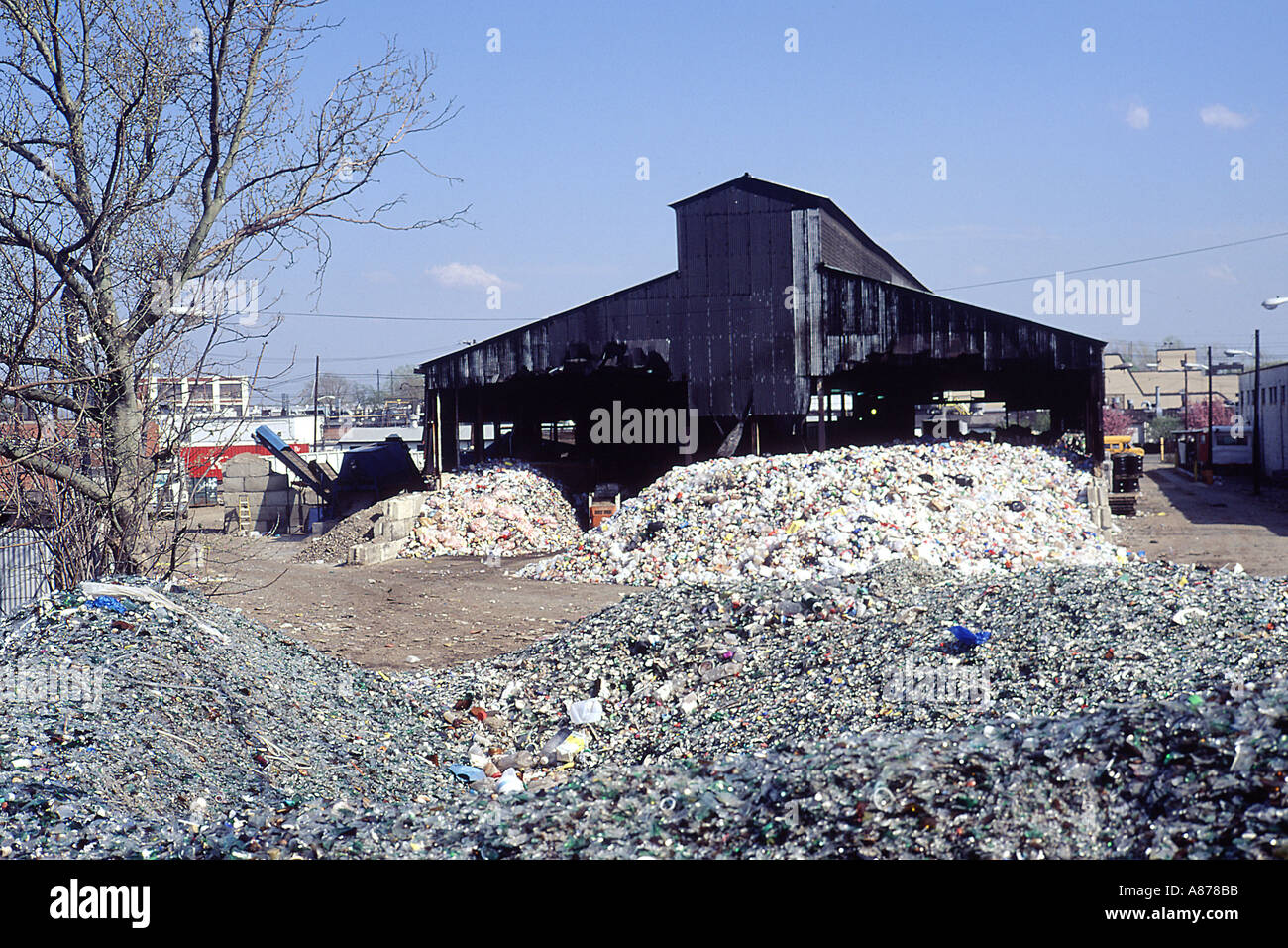 Recycling facility in New Jersey Stock Photo Alamy