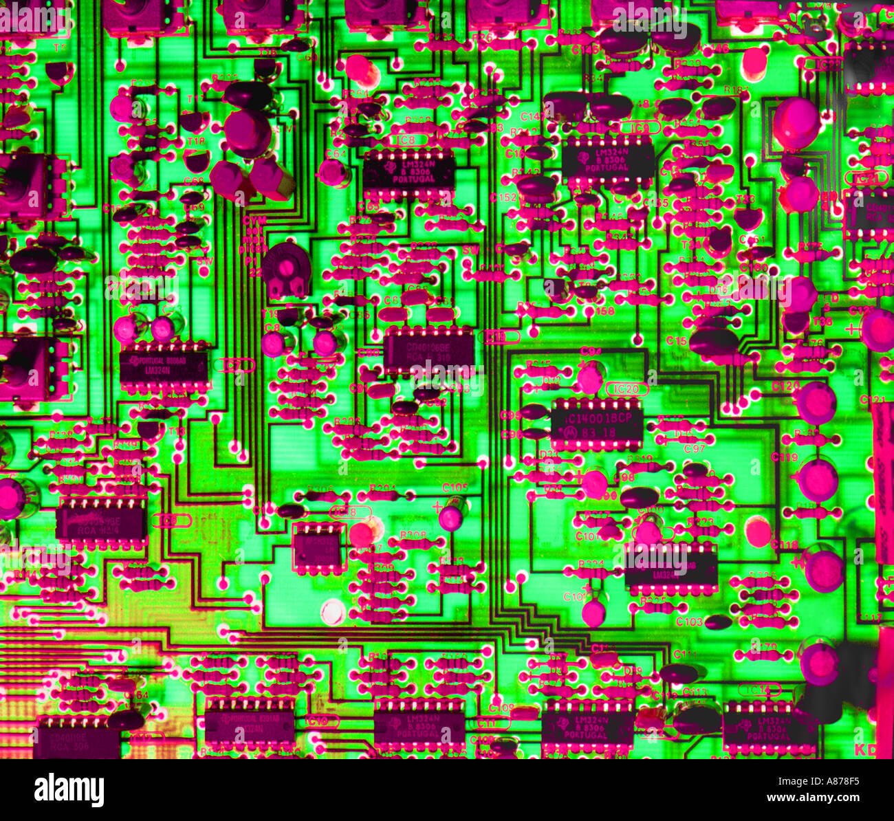 Integrated Circuit Board Stock Photo Alamy