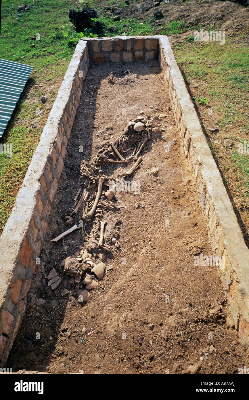 Tomb at Santo Tomás archaeological site Stock Photo