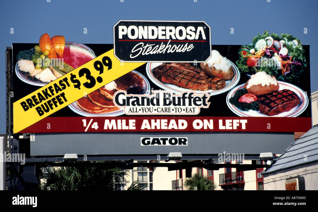 Ponderosa Steakhous Grand Buffet Restaurant take away self service
