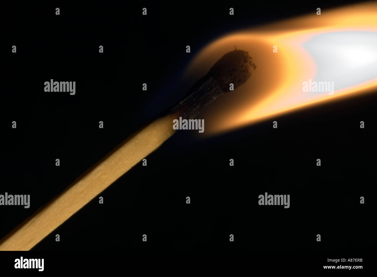 lit match Stock Photo Alamy