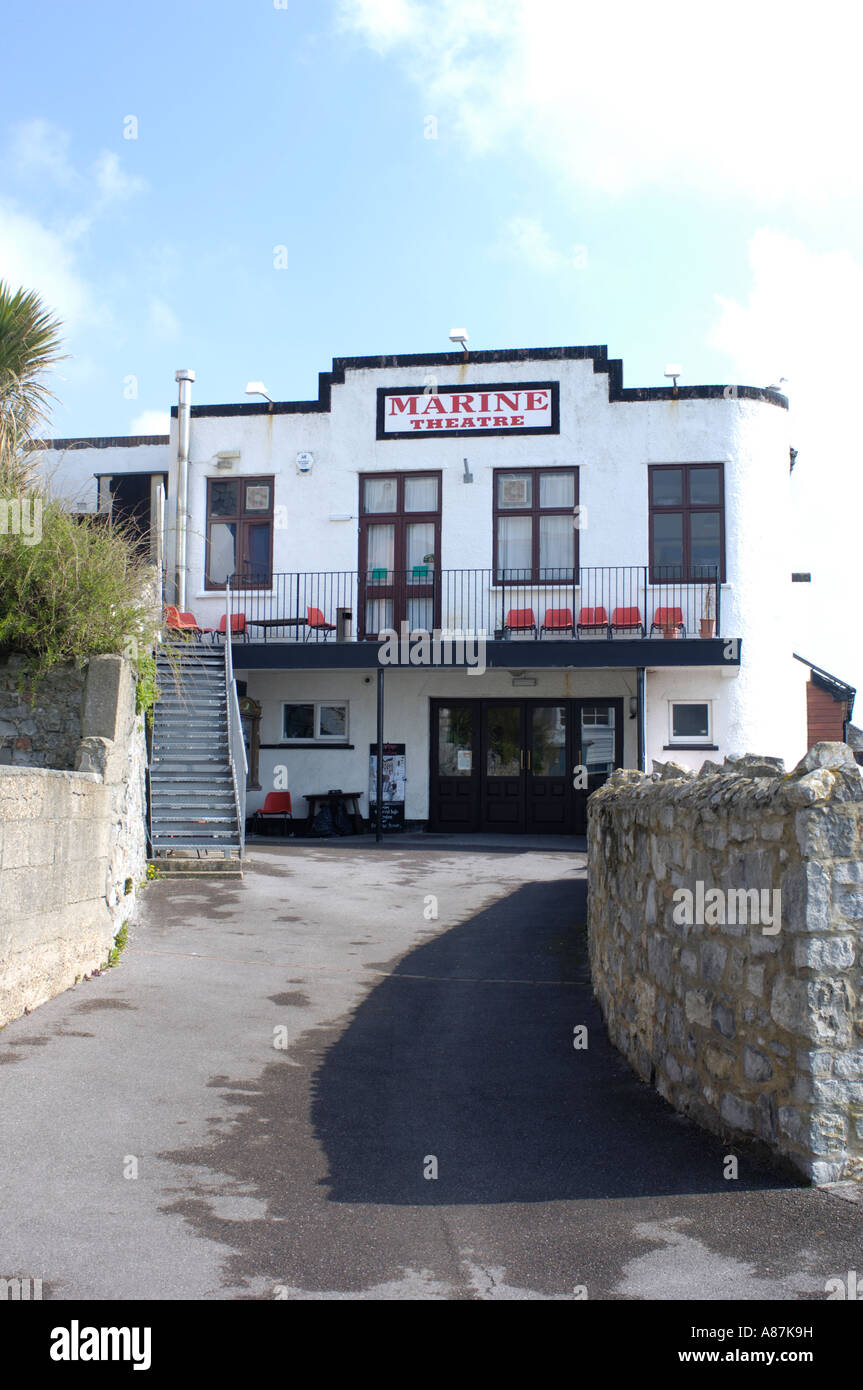The Marine Theater Lyme Regis Stock Photo Alamy