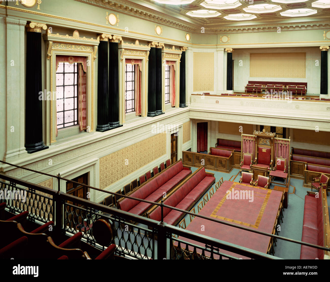 Stormont Belfast Parliament House assembly government of Northern Ireland Stock Photo