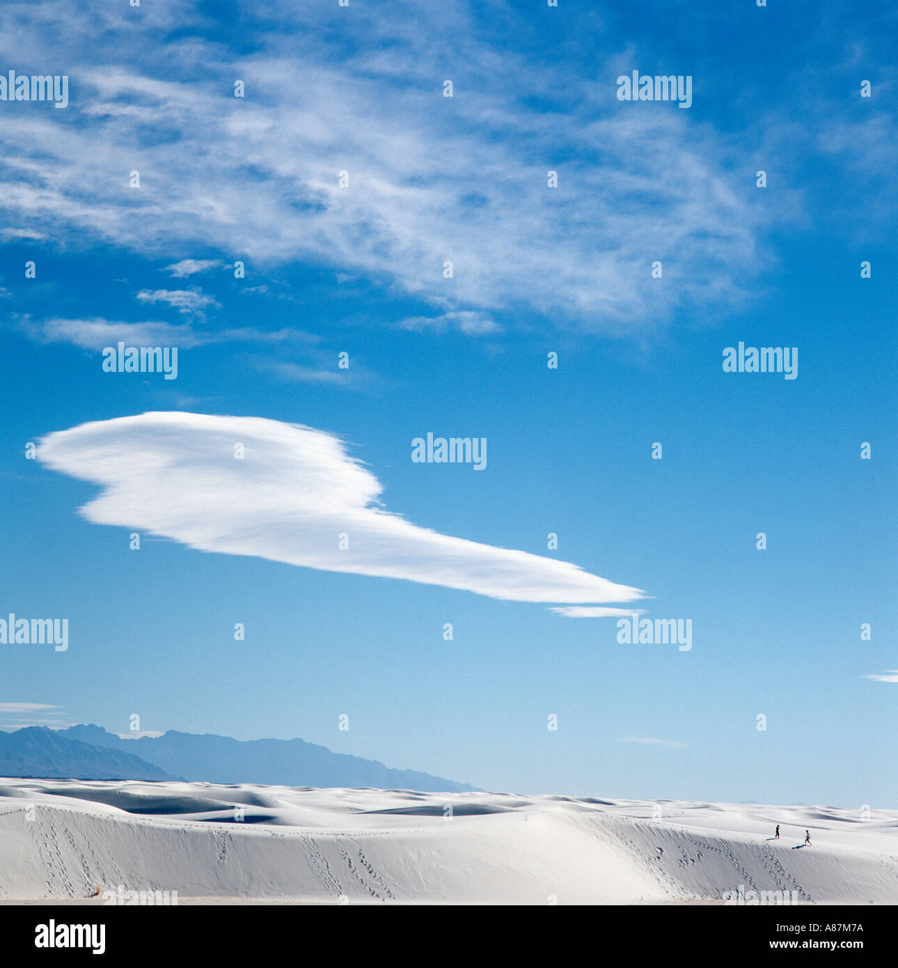 White Sands National Monument, New Mexico, USA Stock Photo