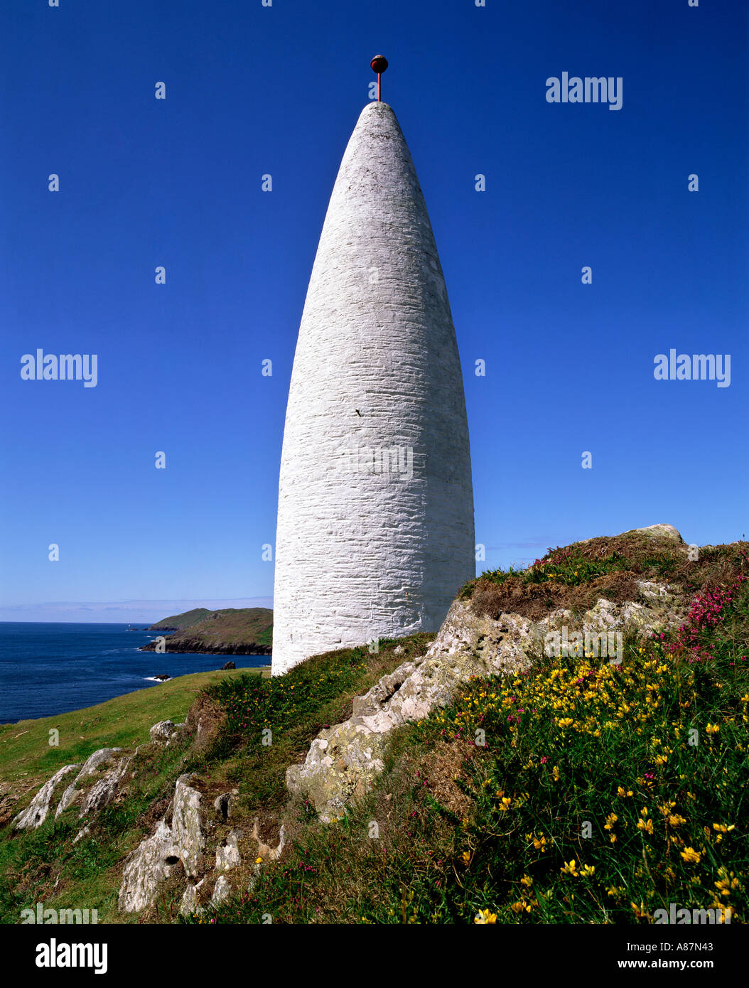 Baltimore Beacon Co Cork Ireland Stock Photo Alamy