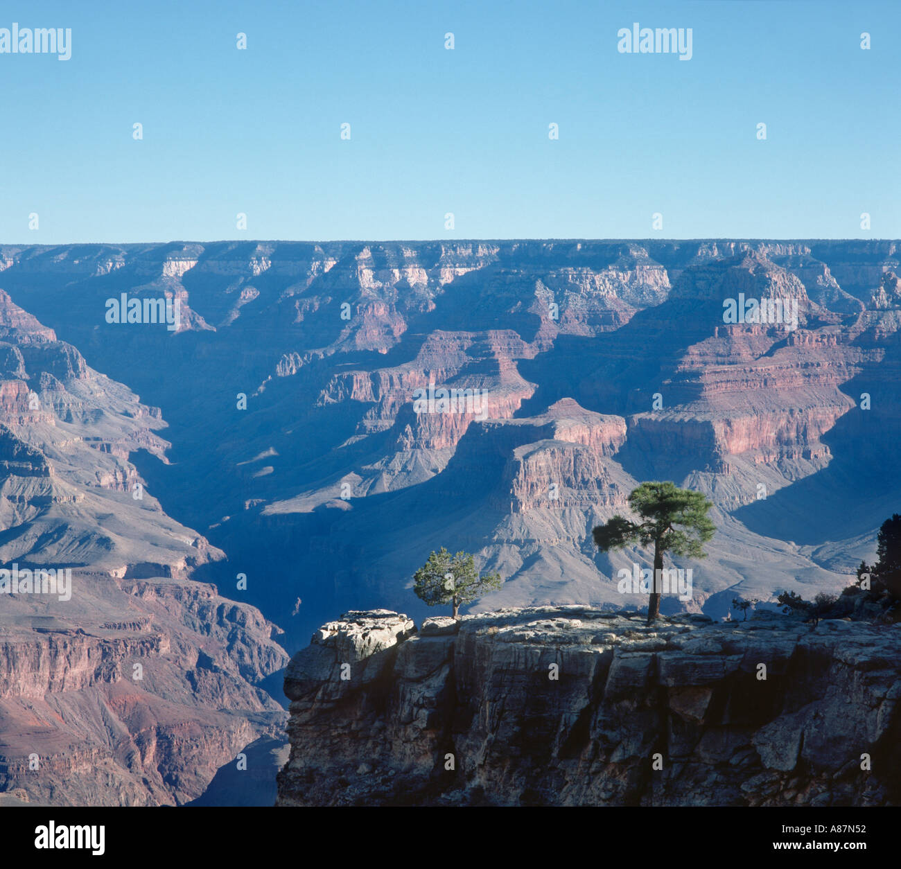 Early morning view from the South Rim, Grand Canyon, Arizona, USA Stock Photo