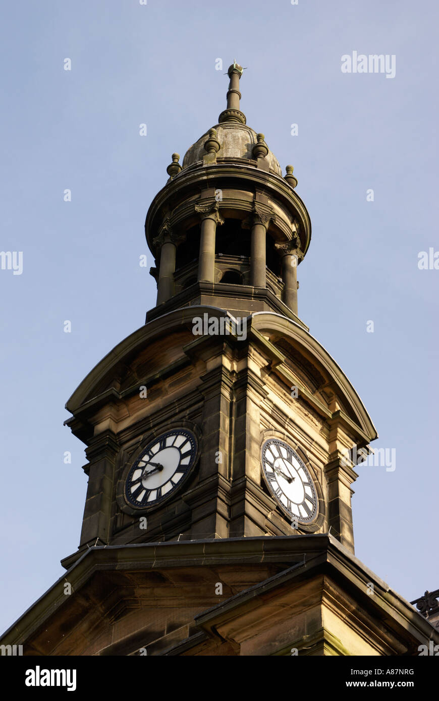 The Clock, Buxton Town Hall Stock Photo Alamy