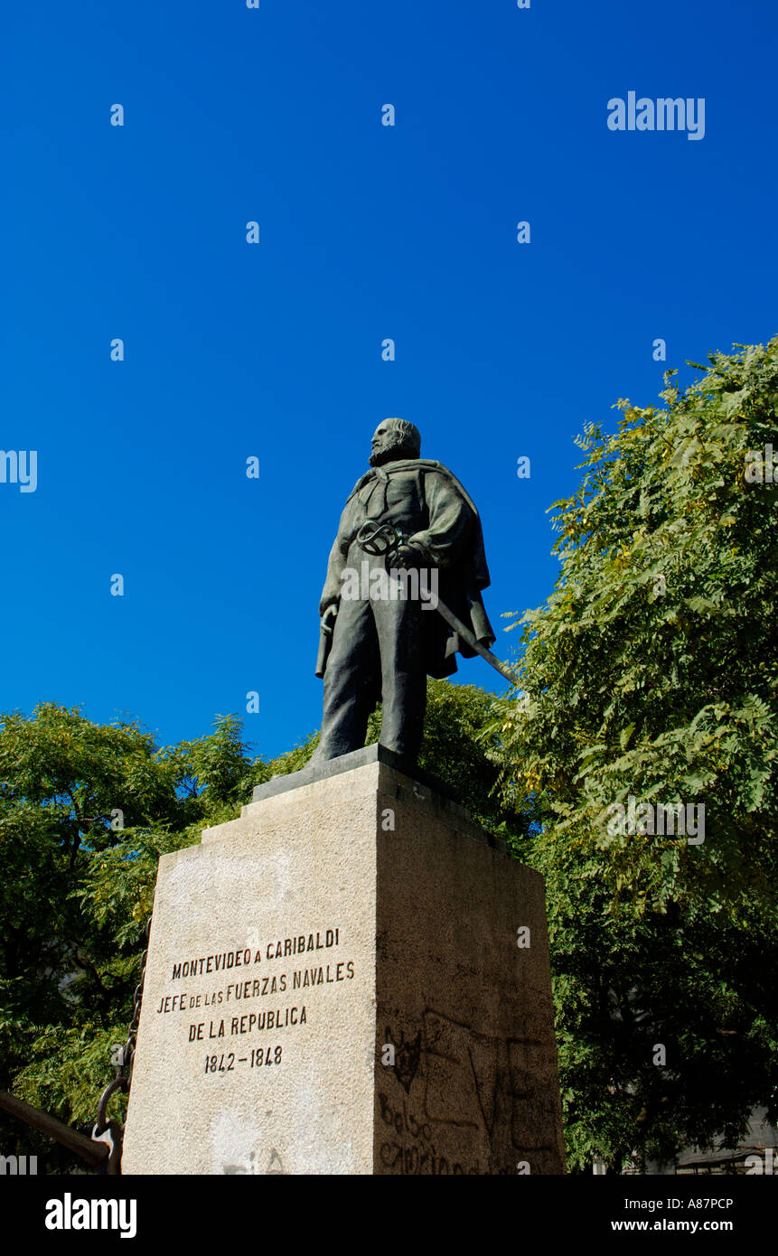Statue of Giuseppe Garibaldi, Ciudad Vieja(Old City), Montevideo