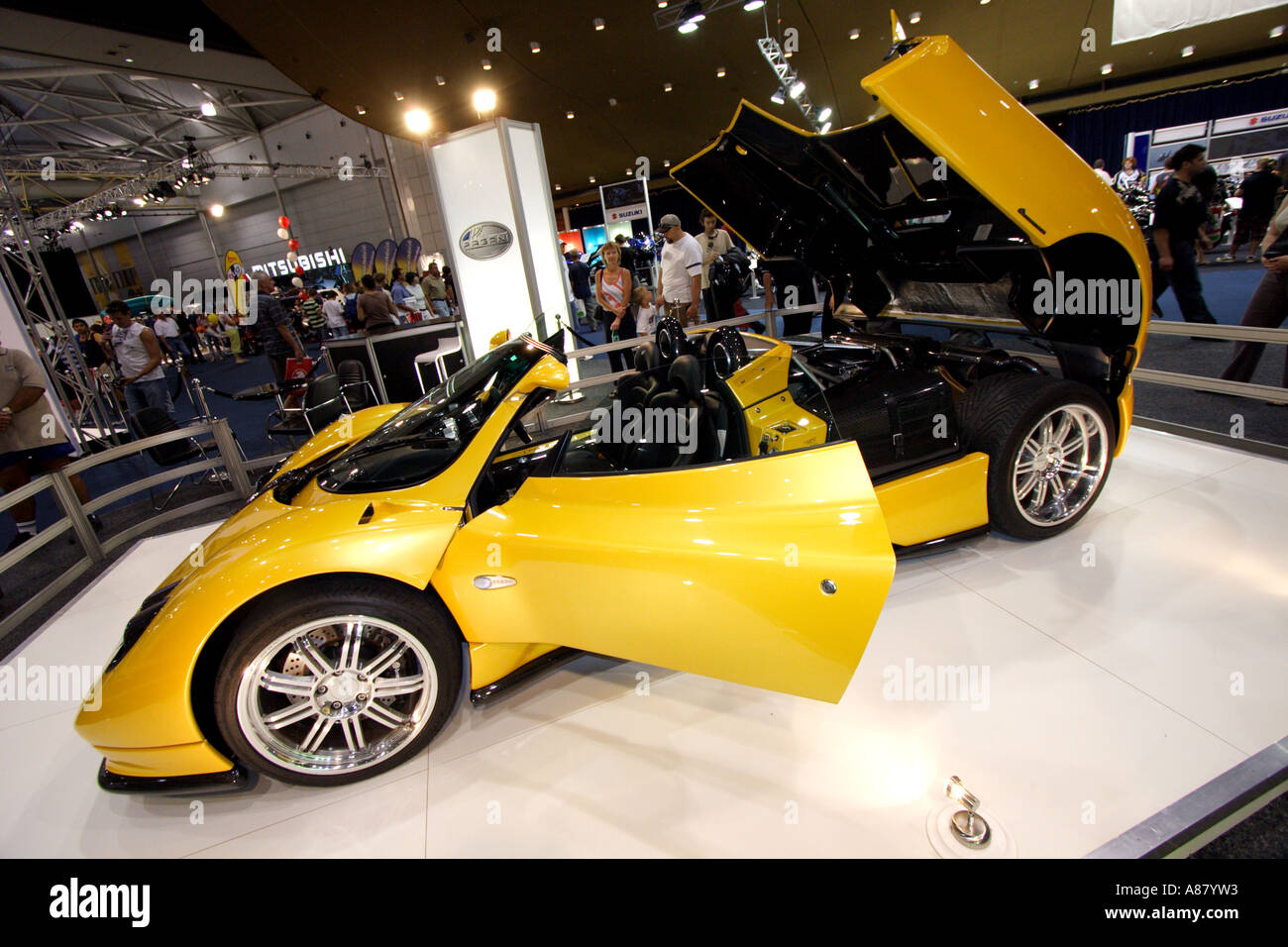 EXOTIC MOTOR CAR AT MOTOR SHOW BAPDB6592 Stock Photo Alamy